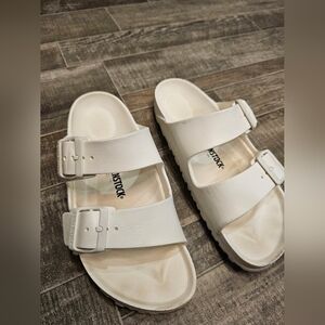 Birkenstock White Double Strap Sandals